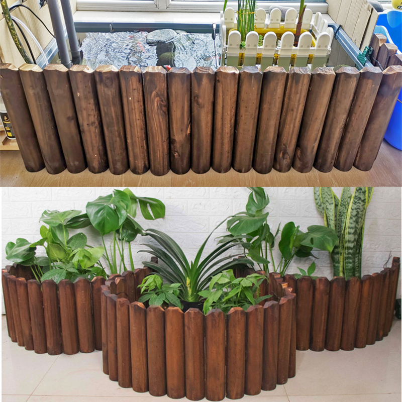 Creative B&B Outdoor Courtyard Decorations, Roof Balcony Garden Decoration, Landscape Gardening, Wooden Stakes, Photography Props
