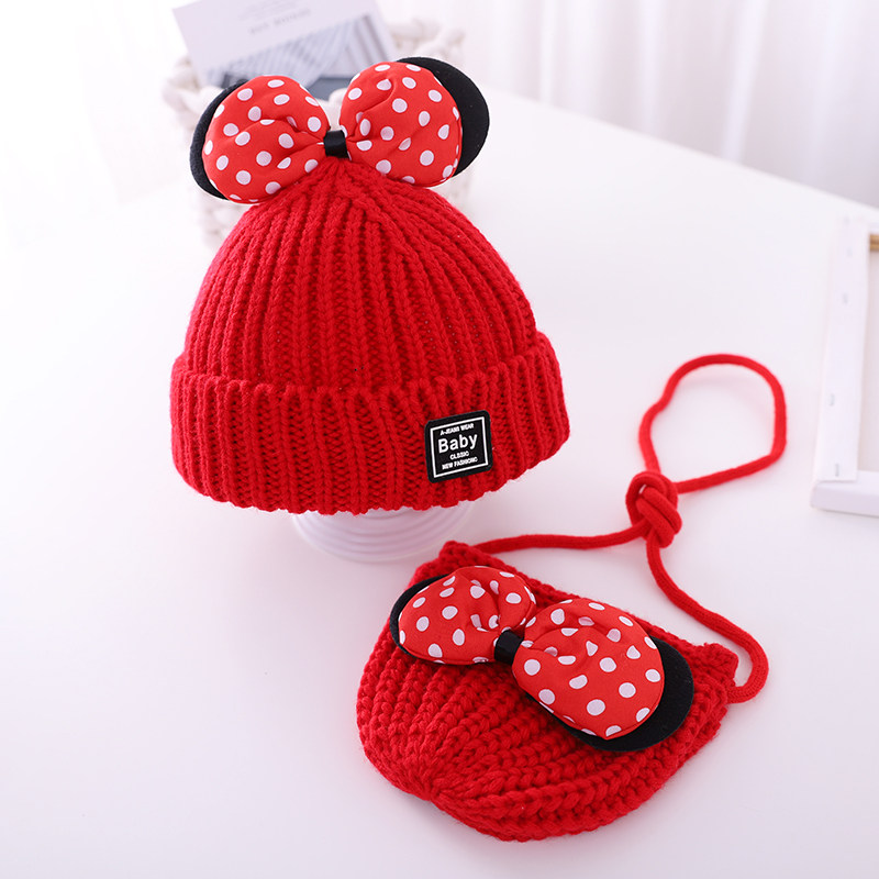 1 child little girl 2 baby sweet 3 beautiful 3 cute bow tie princess 4 warm wool line cap 5 subpack package suit 6 years old