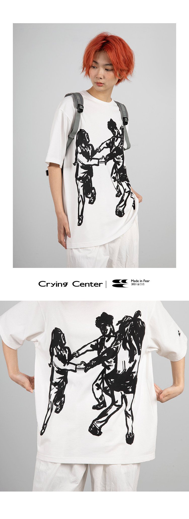 CryingCenter я люблю рука Ручка круг Большой удар искусство иллюстрация мужской и женщины любители tee,                  