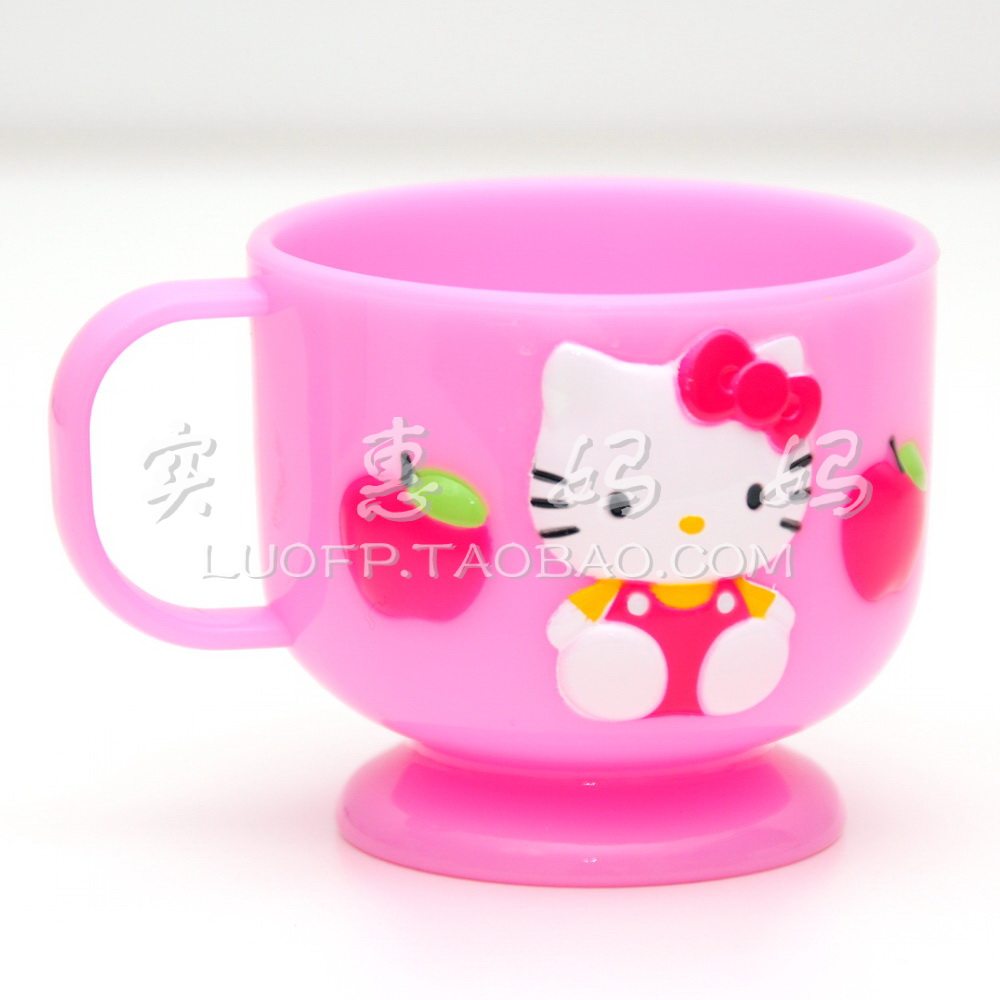 New Year's Sale In Stock Hello Kitty Pink Cute Apple Baby Mug Direct from Japan