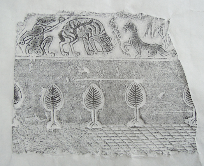 Fun in the Mountains----Han Brick Rubbing