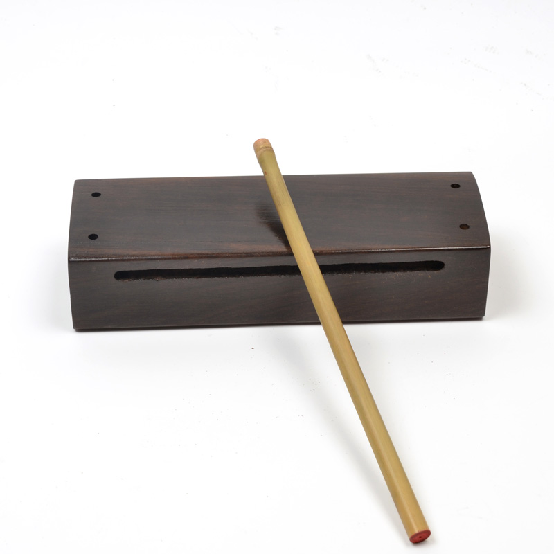 Mountain ebony longhorn wood fish bass clapper Bass board Percussion instruments with sticks