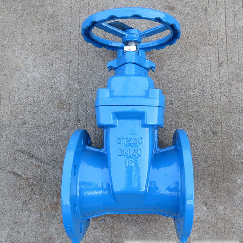 Direct selling flange gate valve dark rod soft sealing gate valve flange dark rod elastic seat sealing gate valve flange gate valve 150dn