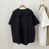 Ретро японский цветной слиток, кукла, хлопковая небольшая дизайнерская рубашка, кукольный воротник, в корейском стиле