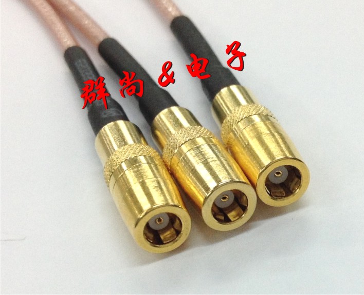 50 Euro SMB-K Mother Head Extension Line SMB Mother Head Single Head Extension 50-1 5 Silver Line RG316 15cm