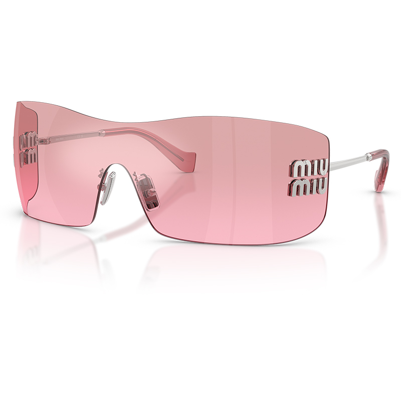 Miu Miu Sunglasses 0Mub53S Trendy One-Piece Alloy Stylish Street Style Rectangular Sunshade Sunglasses