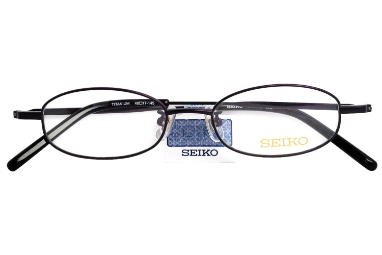 SEIKO Seiko tinh khiết titan siêu nhẹ nam và nữ mô hình kích thước nhỏ chiều cao số khung kính đầy đủ khung H03086