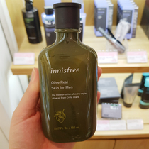 Korean innisfree Yue Shi Fengyin Mens Olive Moisturizing Toner 150ml Moisturizing Water Non-greasy