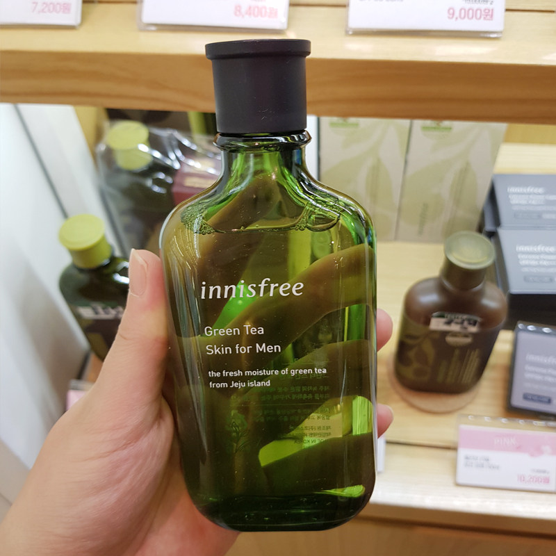 Korea innisfreeInnisfree green tea men's toner refreshing oil control moisturizing moisturizing not oily