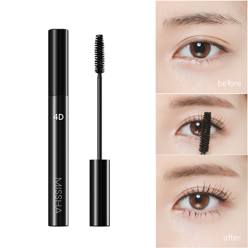 South Korea Missha riddle 3D 4D mascara slim, thick and dense, waterproof and sweat-resistant and persistent not fainting