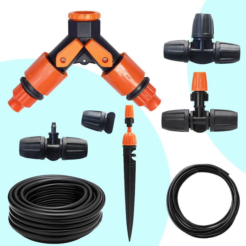 Watering timer accessories three-way 812 hose nozzle black 47 pipeline ground plug spray Y quick plug one point two