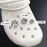 Crocs, белые туфли, съемная пряжка для обуви