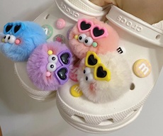 Обувная застежка 小焓橥crocs鞋鞋勰噬毛球鞋diy鞋子意配配饰