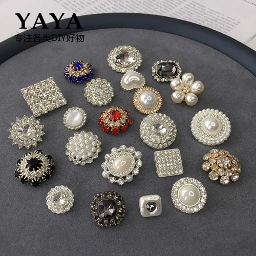 Высоко -громкий жемчужный катюр цветок в форме металлической пуговицы кардиган кардиганский фур.