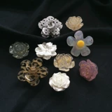 Crocs, туфли, алмаз, стеклянная пряжка для обуви, с драгоценным камнем