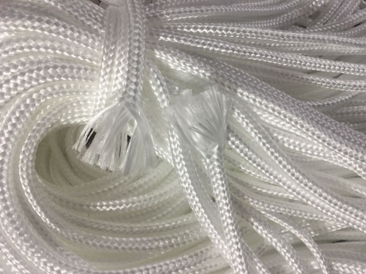 16 strands of covered core woven nylon rope white double bag core rope sixteen strands woven rope hand rope woven rope mesh 95 m