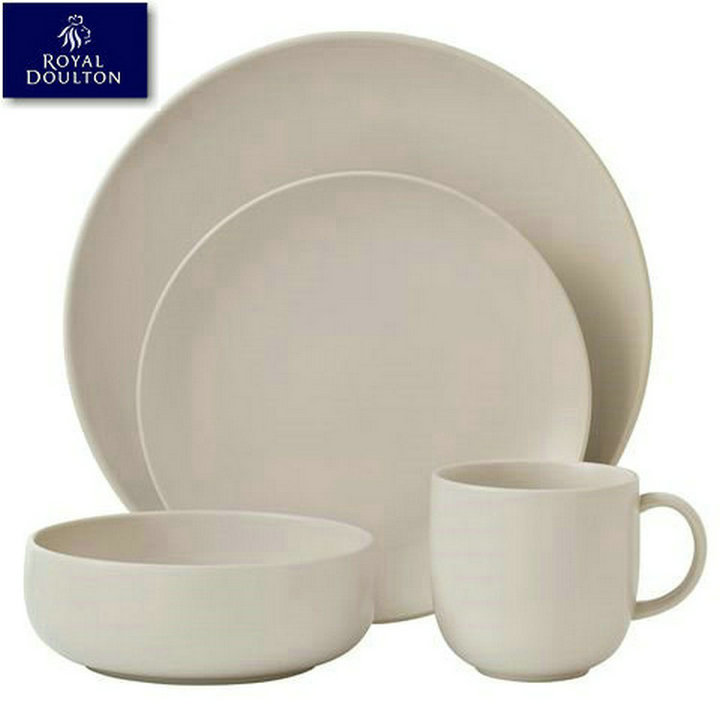 A brand of foreign trade export Nordic style soup bowl plate cup British tableware set Western food equipment is pure color