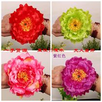 June 1 new Oxford cloth performance games performance props peony wrist flower square dance finger flower sister hand flower