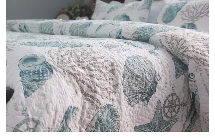 Dệt 帛 American cung điện gió quilting là ba mảnh quilted giường che đôi điều hòa không khí được bao phủ bởi mùa hè mát chăn