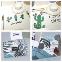 SwanLace preferred tropical plant Nordic multimeat cactus waterproof swing pat props background table cushion dining cushion