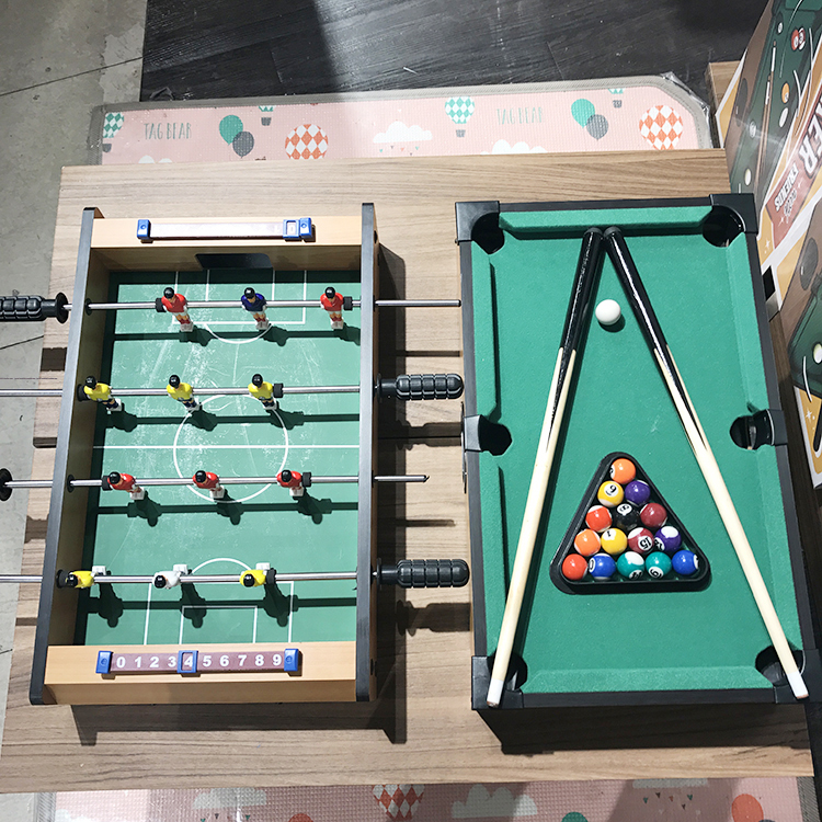 Modern house family billiard football children's pool table tabletop football machine game toy set
