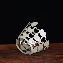 Foreign trade hot sale cake paper edge decoration hollow love paper cup baking packaging paper 12 pieces a pack