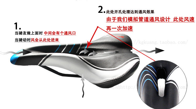 Selle de vélo Mountain Bike KMOTION - Ref 2348464 Image 11