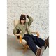 Diamond light cotton coat for women winter loose short coat