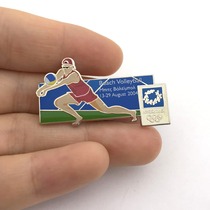 2004 Athens Olympic Games Badge Beach Volleyball Medal Medal Gift Collection Green 1911