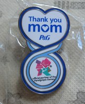 2012 London Paralympic badges sponsor thanks mom badges Mothers Day gift cleaning