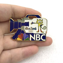 2016里约奥运会纪念章NBC媒体摄像机纪念章吉祥物 PIN  1711