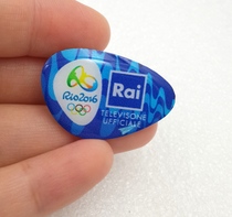 2016 Rio Olympic Games Badge Italian Media RAI Remembrance Chapter rare 
