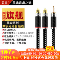 Nestle Carbon fiber Digital SPDIF fiber audio line 5 1 hair burning class party to 0 round 5 m 8 m 10 m 10 m 15
