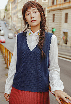 Débardeur hiver femme INMAN   en Acrylique - Ref 3178108 Image 14