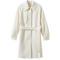 (Mall the same section) Yin Man Law style design Sensation Windsuit Woman 2024 Spring new lacing to collect waist jacket