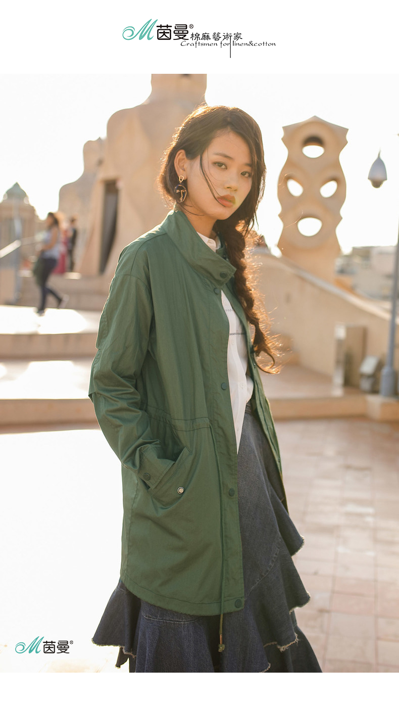 Trench pour femme INMAN   en Coton - Ref 3225967 Image 22
