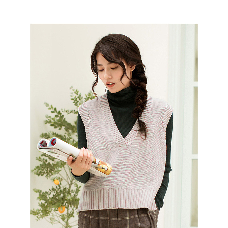 Débardeur hiver femme INMAN   en Acrylique - Ref 3178309 Image 5