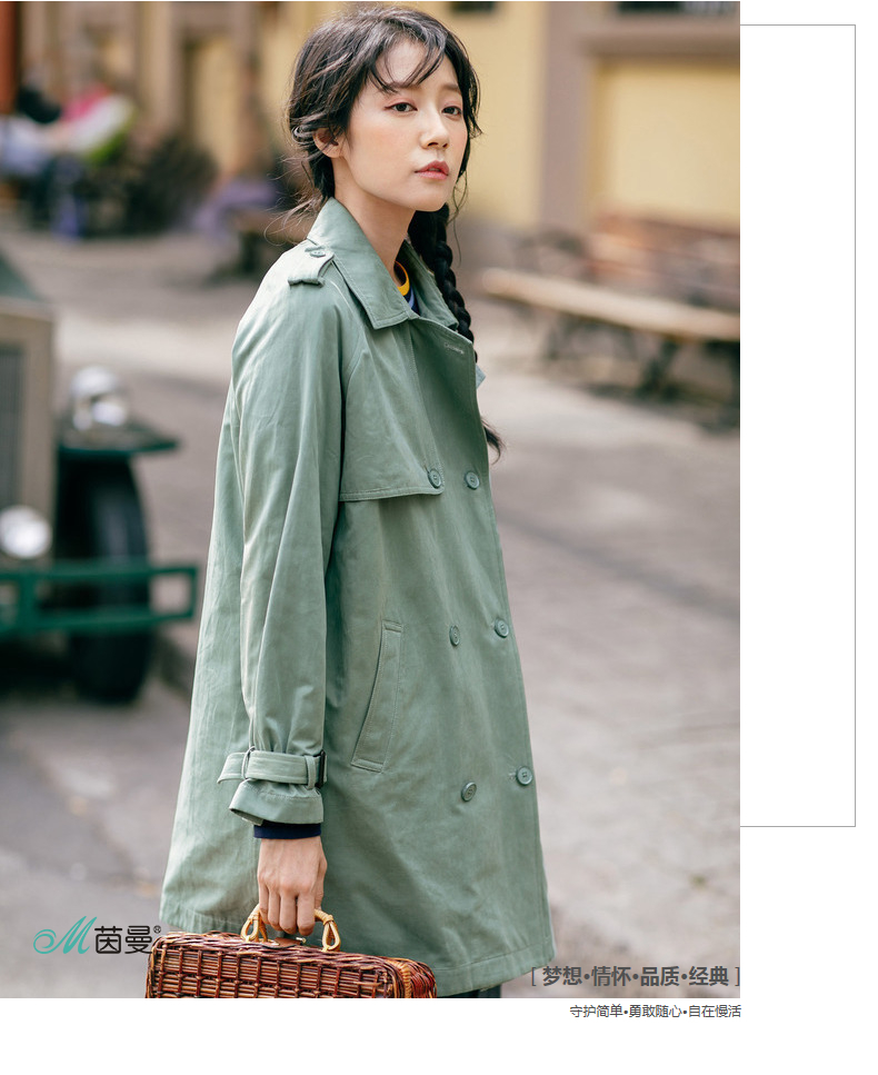 Trench pour femme INMAN   en Coton - Ref 3227347 Image 45