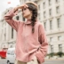 Áo len cổ lọ cao inman nữ lửng gió lười 2019 thu đông mới Áo len nữ Hàn Quốc Dongdaemun - Áo len Áo len