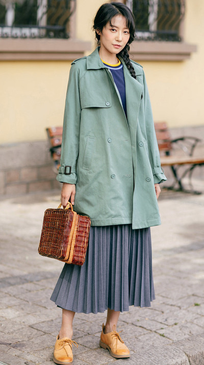 Trench pour femme INMAN   en Coton - Ref 3227347 Image 55