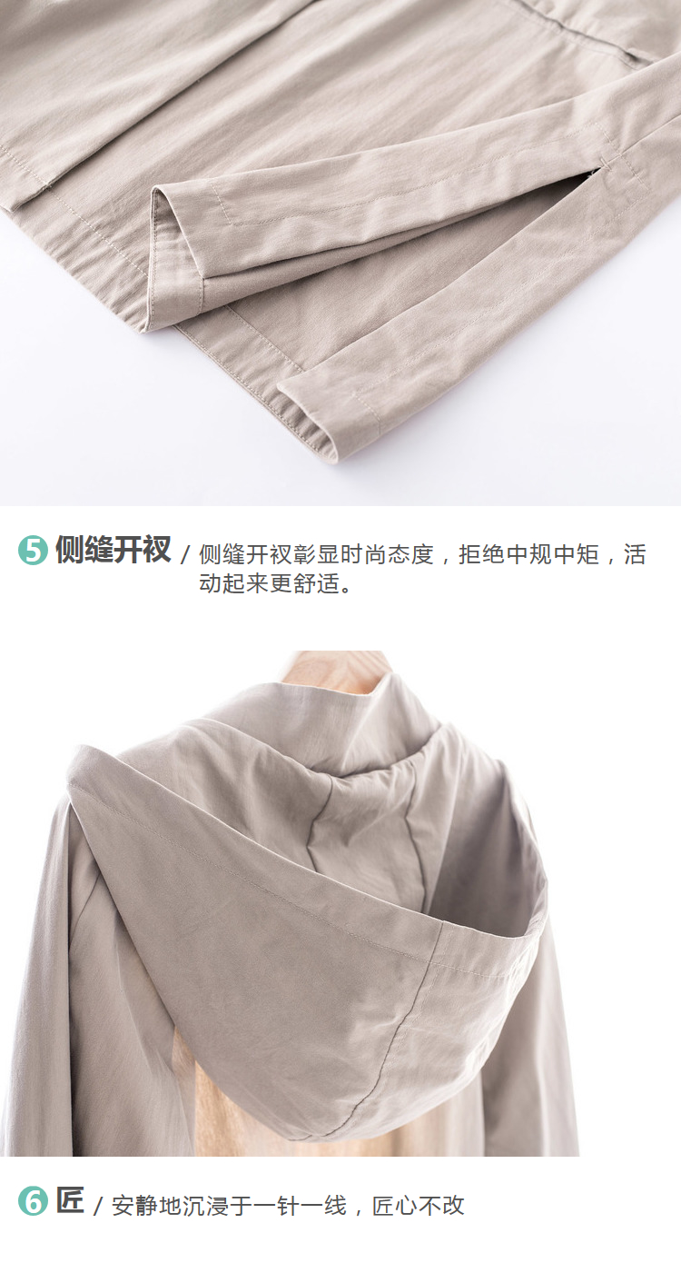 Trench pour femme INMAN   en Coton - Ref 3226326 Image 42