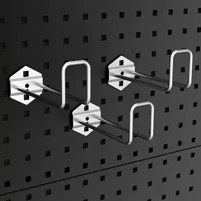 Square orifice board hole board hook Hardware tool rack Hook Tool display wallboard hook shelf Hook rack