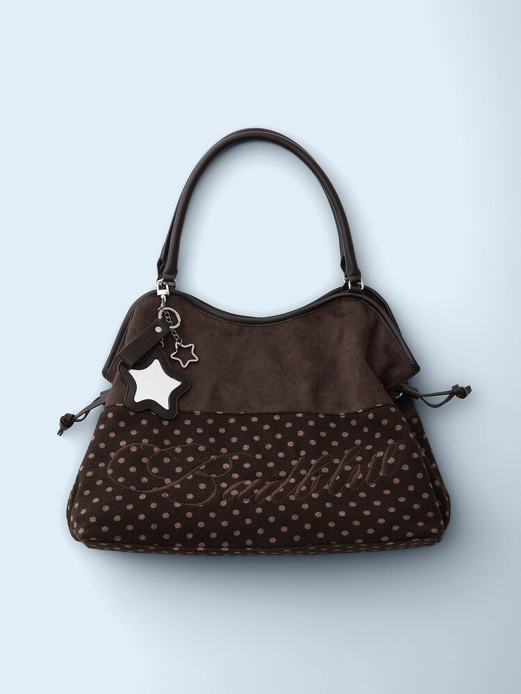 world.taobao.com: korean new badblue leopard print polka dot tote