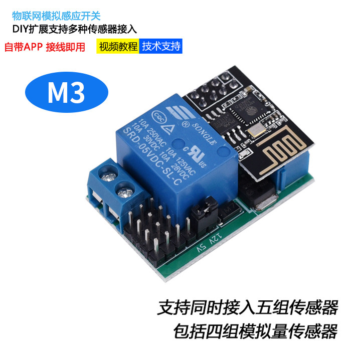 12V5V24 Smart Home WIFI Mobile Phone Remote Control Remote Control Switch APP Access Control Door Lock Relay Module