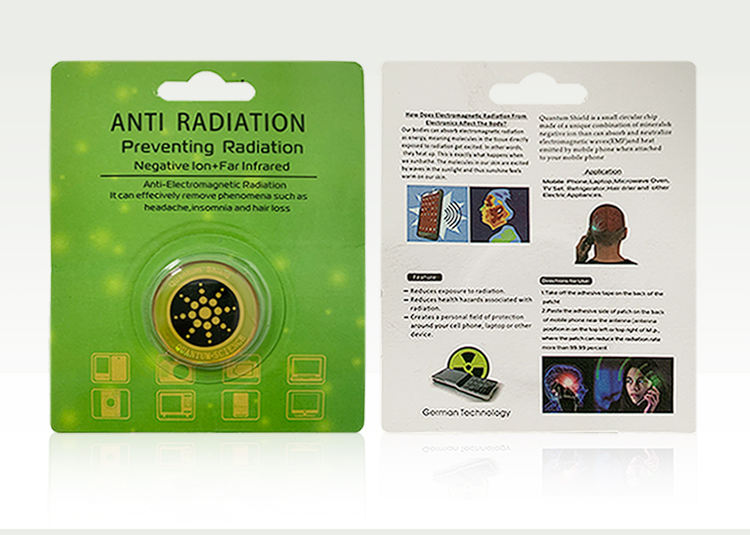 2020 new outlet English Quantum Shield Nano Radiation Protection Against negative ion radiation-proof patch mobile phone radiation protection sticker