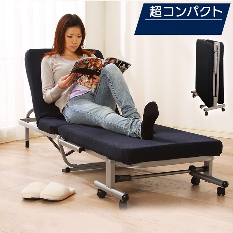 Export Japan Single folding bed Nap bed Office lunch break bed Hospital escort bed Hotel extra bed