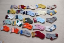 Boys and girls baby cotton socks breathable and comfortable tube socks 5 pairs 3 copies