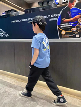 Qualifying for the Korean period ~ Protection of endangered animal subject printed summer short sleeve T-shirt male and female treasure all available