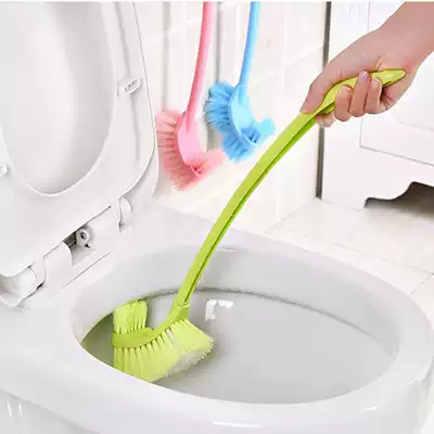 Sha Aijie toilet brush toilet toilet toilet toilet toilet toilet cleaning brush plastic long handle cleaning brush