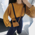 Shanshan chic đầu thu sơ sơ mi mỏng phần áo len nữ tay dài chạm đáy cổ tròn đơn giản 2018 mới áo len nữ form rộng Đan Cardigan
